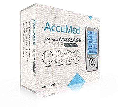 Accumed Ap212 Portable Tens Unit Electronic Pulse Massager With 16 Modes