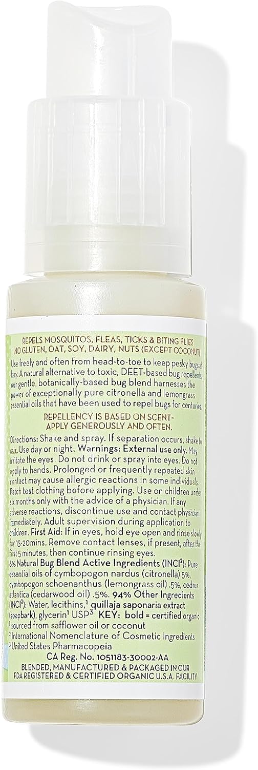 California Baby Natural Bug Repellent, 2 fl oz / 59mL