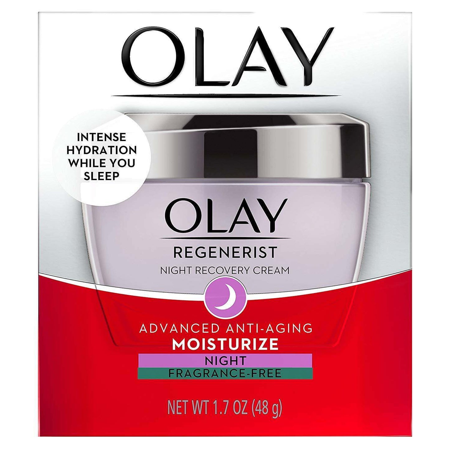 Olay Regenerist Night Recovery Night Cream Face Moisturizer 1.7 oz