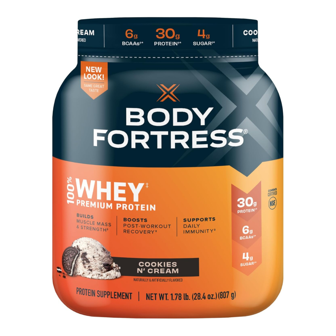Body Fortress Super Advanced Whey Protein Powder, 1.78 Lbs