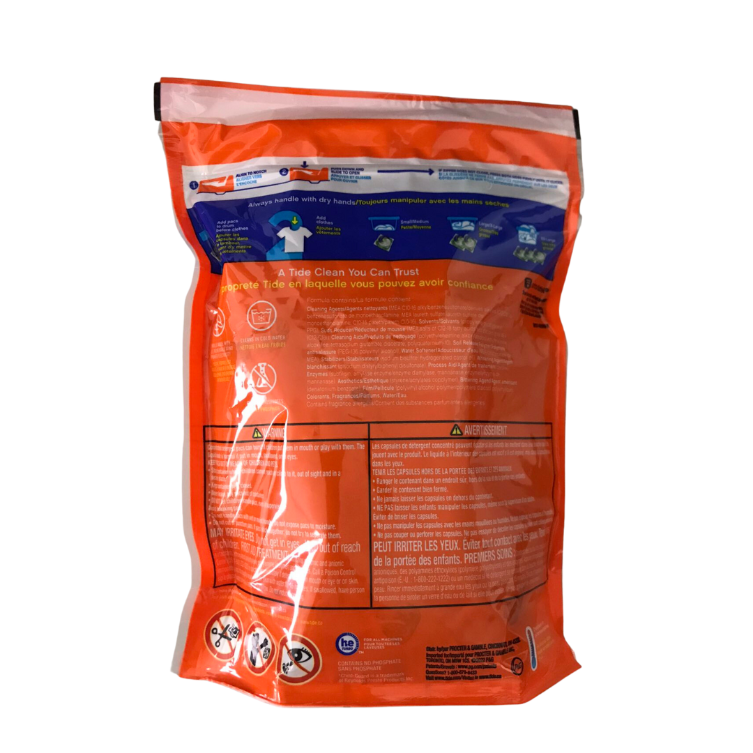 Tide Pods 4 in 1 Ultra Oxi with Avec Liquid Laundry Detergent 26 Pacs Capsules - 24 oz