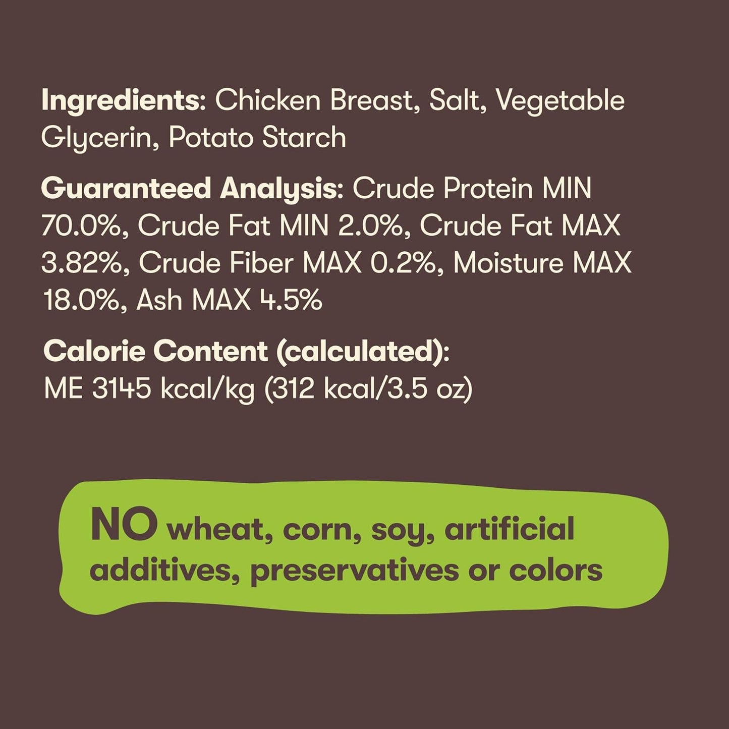 Pet N Shape Chik'n Breast 100% Happiness Tasty Treats For Dog 16 oz (454g)