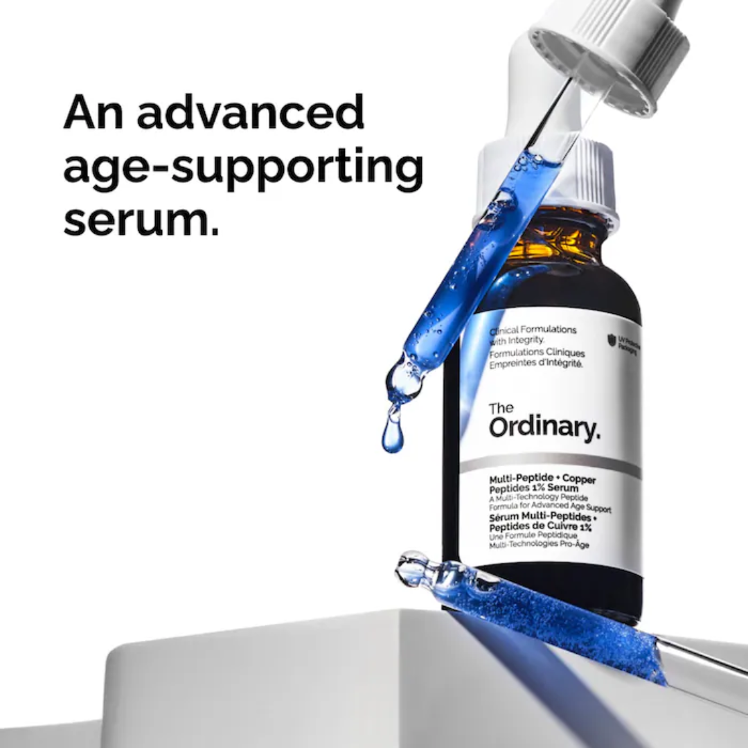 The Ordinary Multi-Peptide + Copper Peptides 1% Serum, 30 ml / 1 fl. oz.
