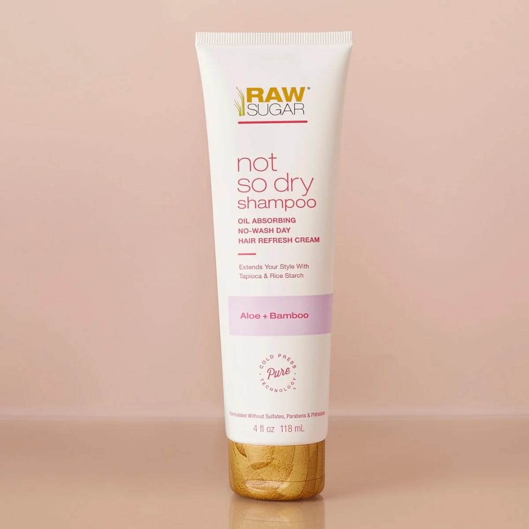 Raw Sugar Not So Dry Shampoo Hair Refresh Cream Aloe + Bamboo, 118 ml / 4 fl. oz.
