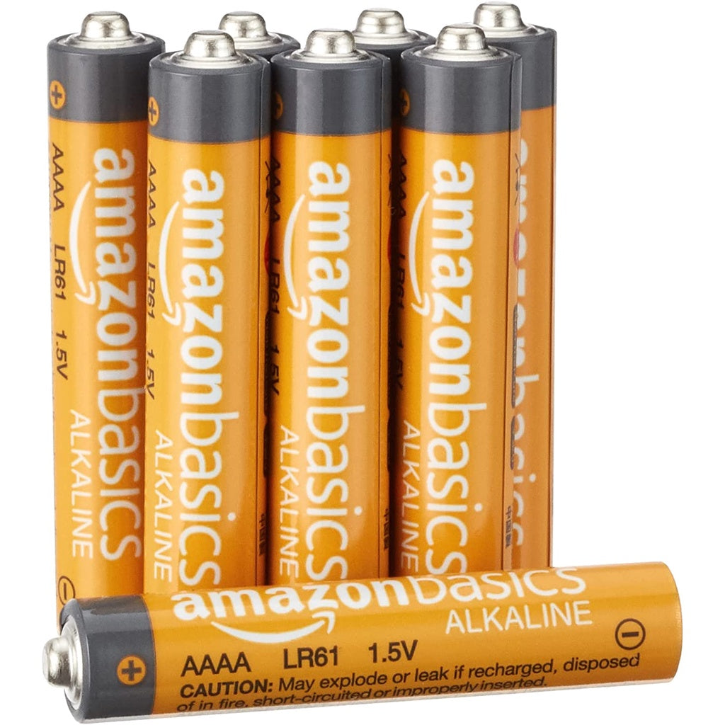 AmazonBasics AAAA 1.5 Volt Everyday Alkaline Batteries, 8 Pack