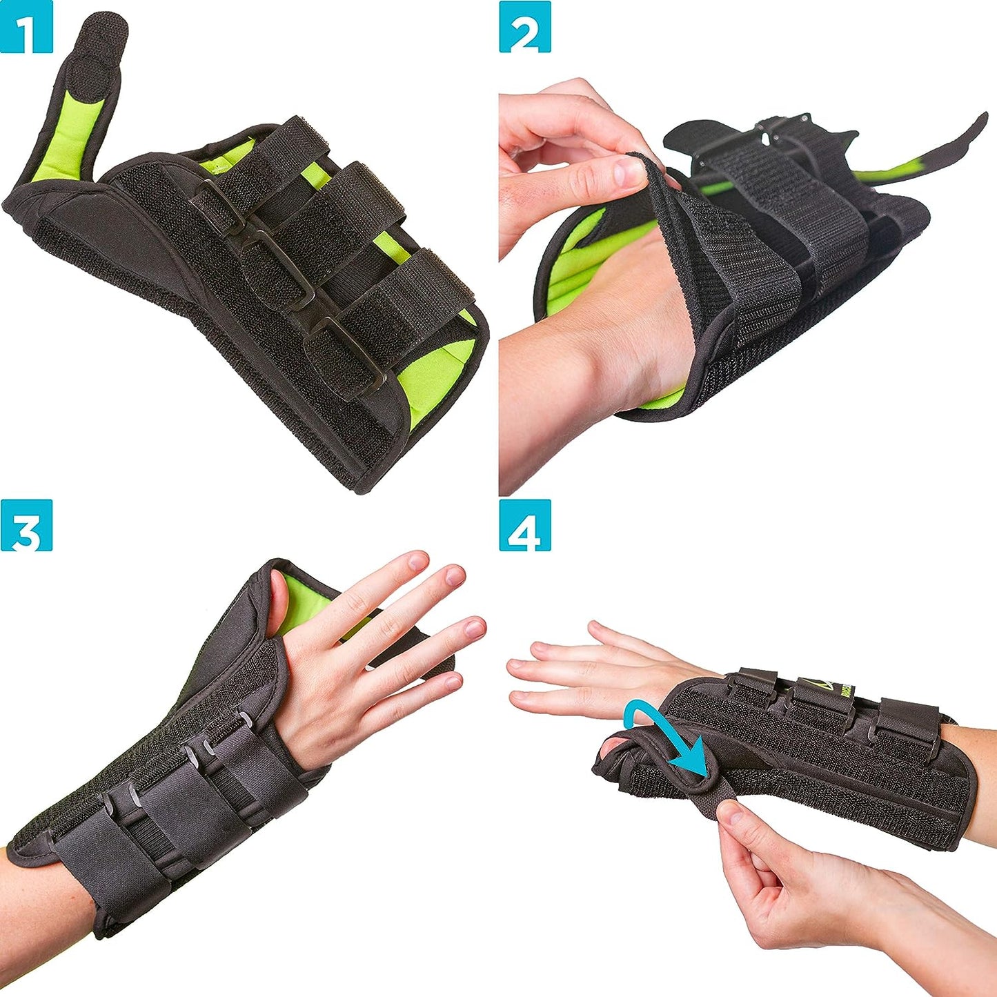BraceAbility Thumb & Wrist Splint (Right Hand) (1 Count)