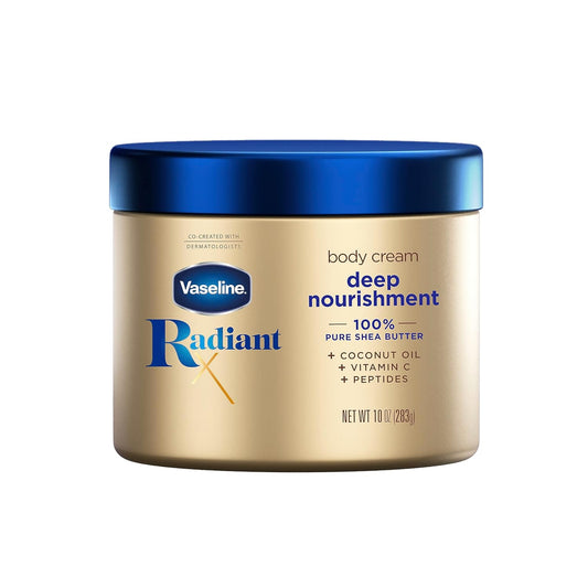 Vaseline Radiant X Deep Nourishment Body Cream, 283 g / 10 oz.