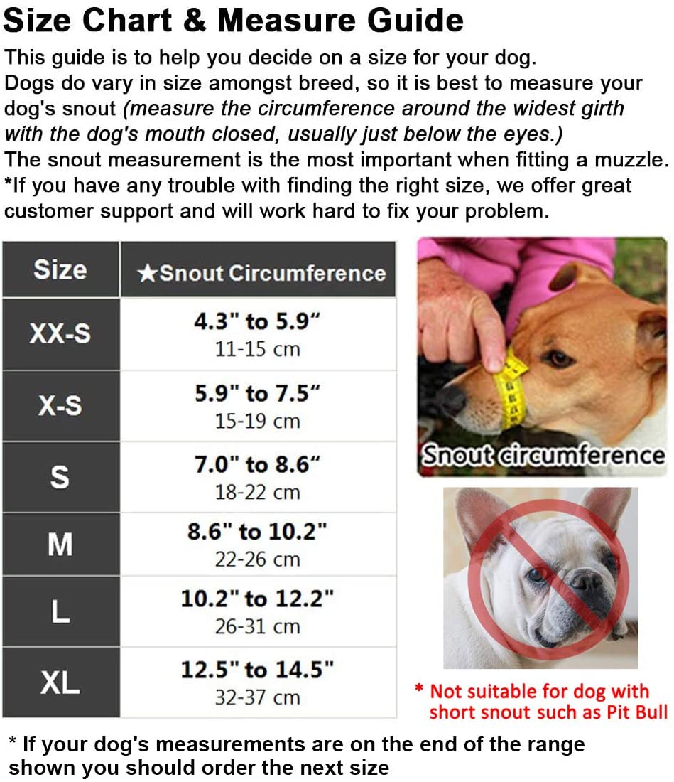 Crazy Felix - Nylon Muzzle, Breathable Air Mesh, Medium, Gray