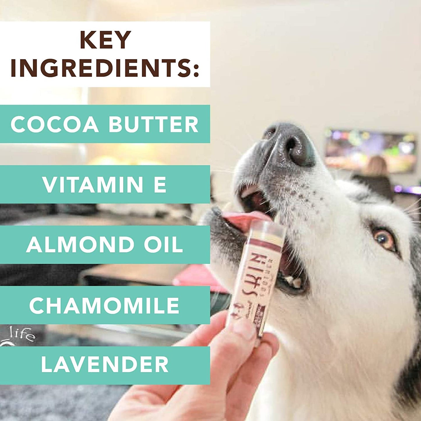 Natural Dog Company Skin Soother, All Natural Healing Balm for Dogs, Relieves Dry, Itchy Skin, Treats Skin Irritations 0.15 oz