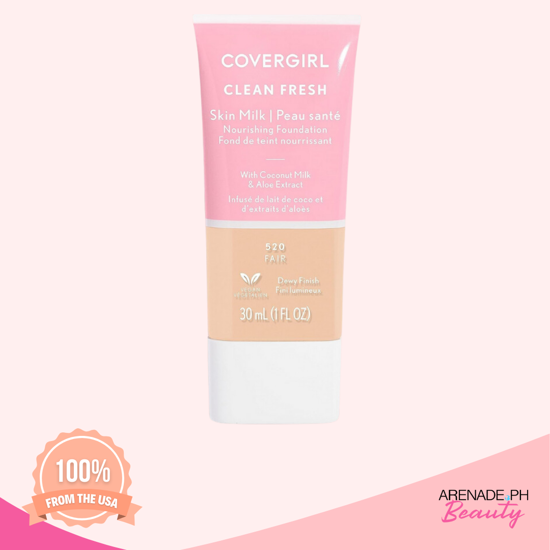 COVERGIRL Clean Fresh Skin Milk Nourshing Foundation with Coconut Millk & Aloe Extract 30ml/ 1 fl oz