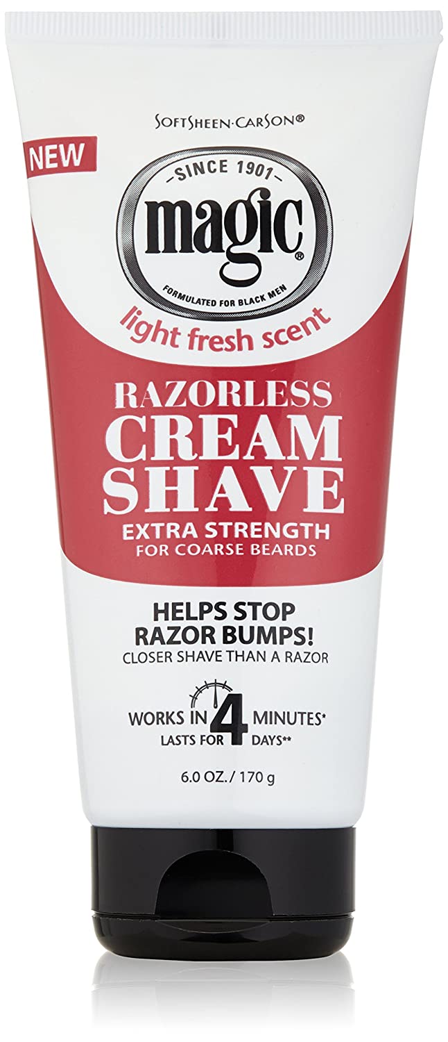 Softsheen Carson Magic Razorless Shave Cream Extra Strength, 6 oz