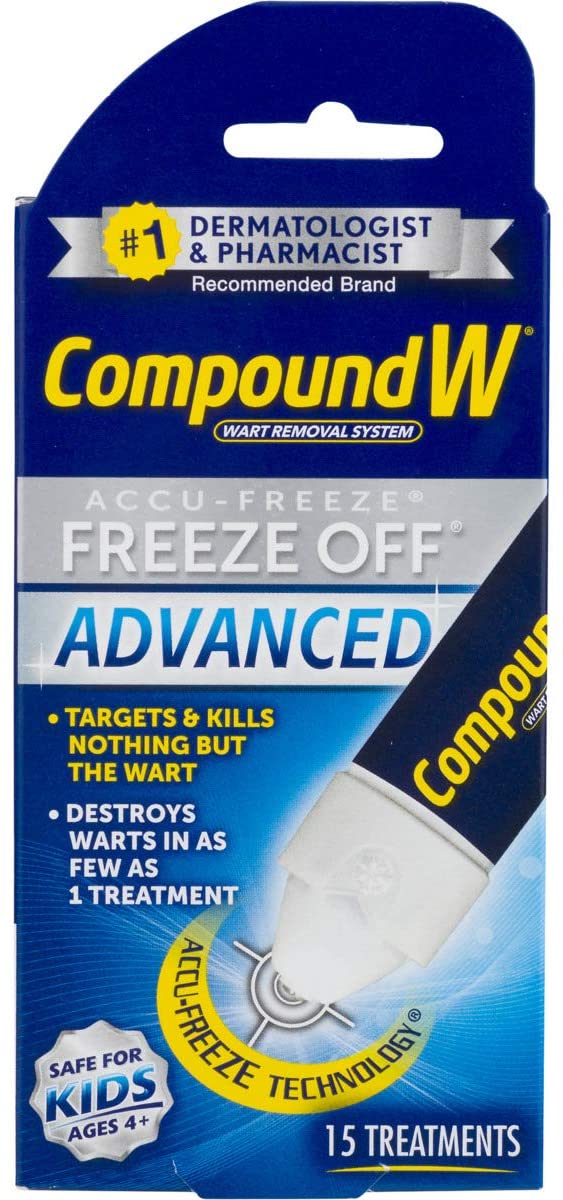 Compound W Freeze Off Advanced Wart Remover with Accu-Freeze, 1 Count 15 Treatments PACKAGING MAY VARY