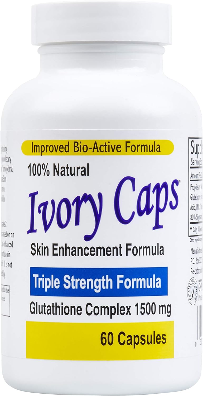 Ivory Caps Skin Enhancement Triple Strength Formula 1500mg, 60 Capsules