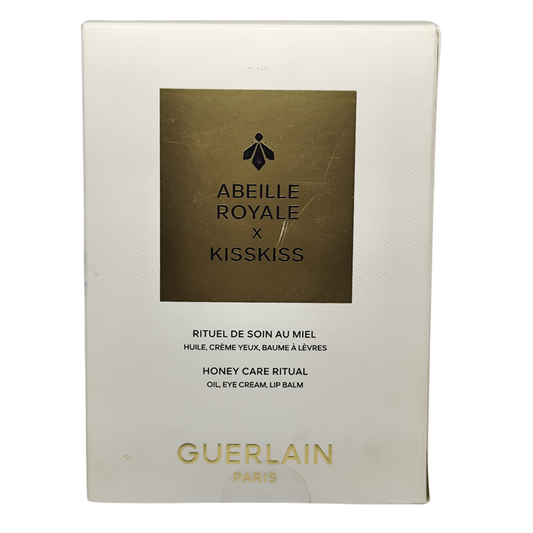 Guerlain Abeille Royale x KissKiss Honey Care Ritual, Oil, Eye Cream and Lip Balm Gift Set