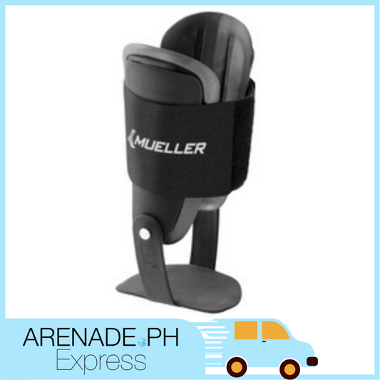 Mueller Sports Care Lite Ankle Brace, Black, One Size Fits Most (1 Count)