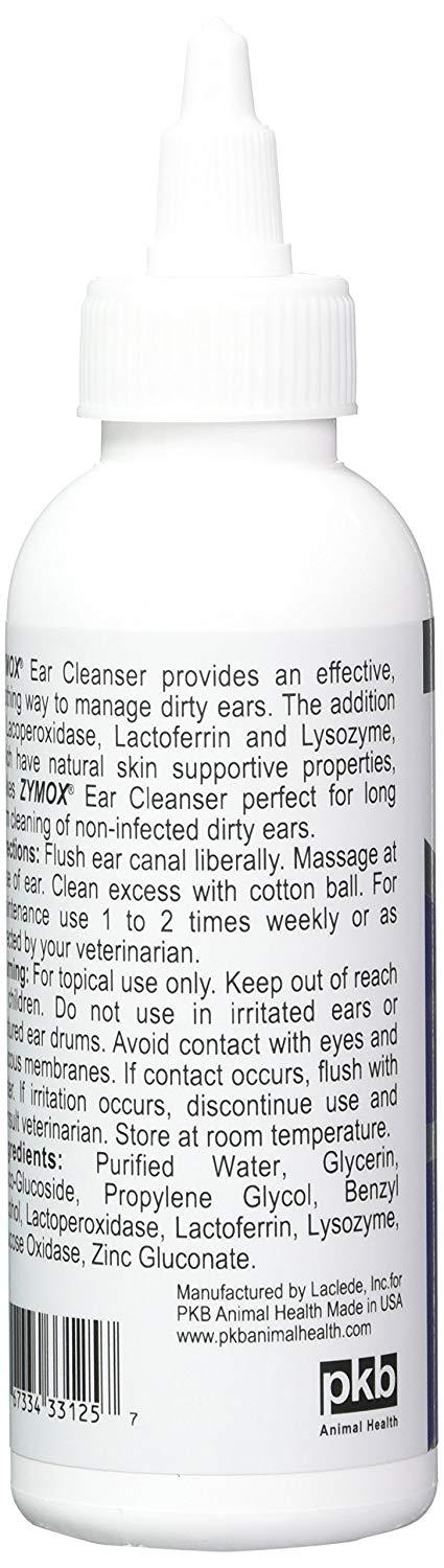Pet King Brands Zymox Ear Cleanser With Bio-Active Enzymes (4 fl.oz / 118 ml) Packaging may Vary