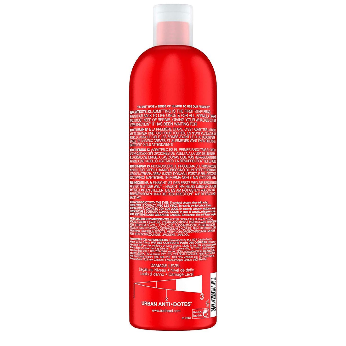Tigi Bed Head Urban Anti+dotes Resurrection Damage Level 3, 25.36 Ounce (Shampoo)