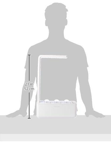 Click and Grow Smart Garden 3 Indoor Gardening Kit (Includes Basil Capsules) White