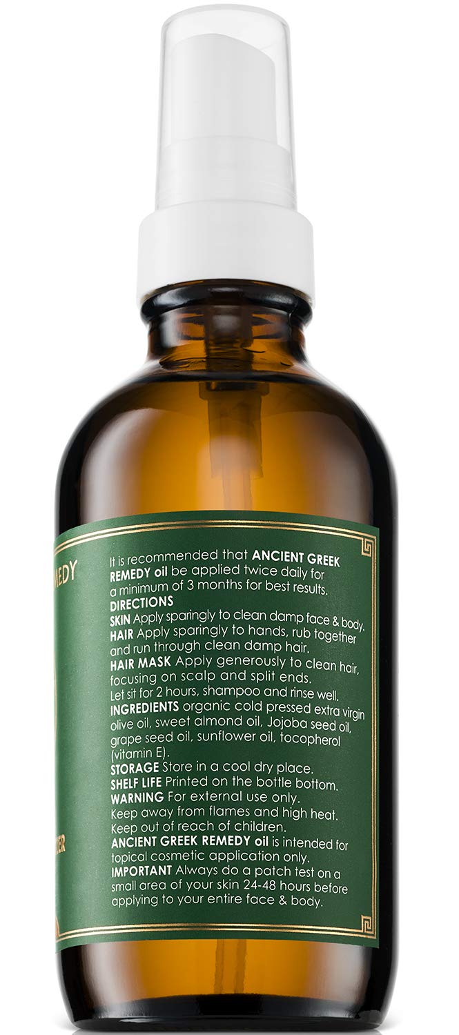 Ancient Greek Remedy 100% Pure Nature's Moisturizer, Unscented, 4 oz. / 118ml