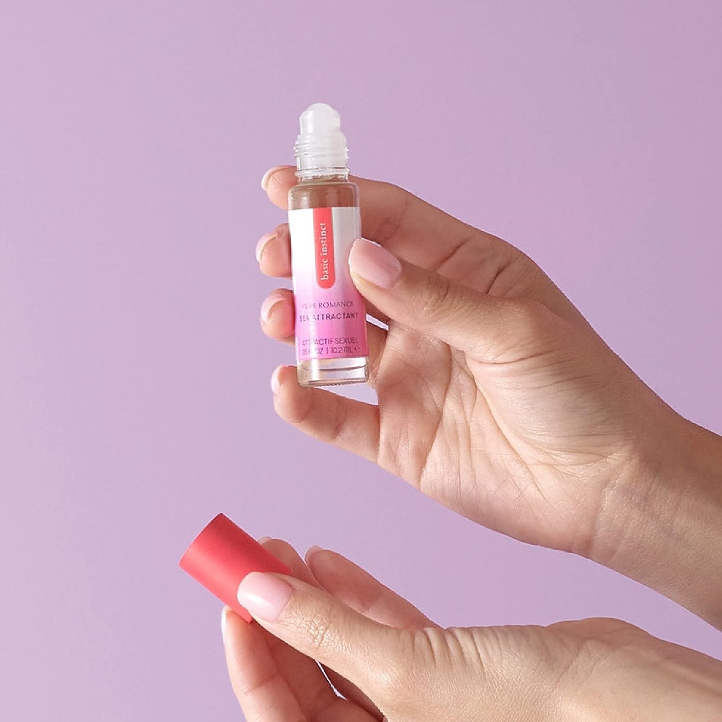 Basic Instinct Pure Romance Attractant | Travel-Ready Oil With Effortless Roll On Application | .35 Fl Oz/10.2ml