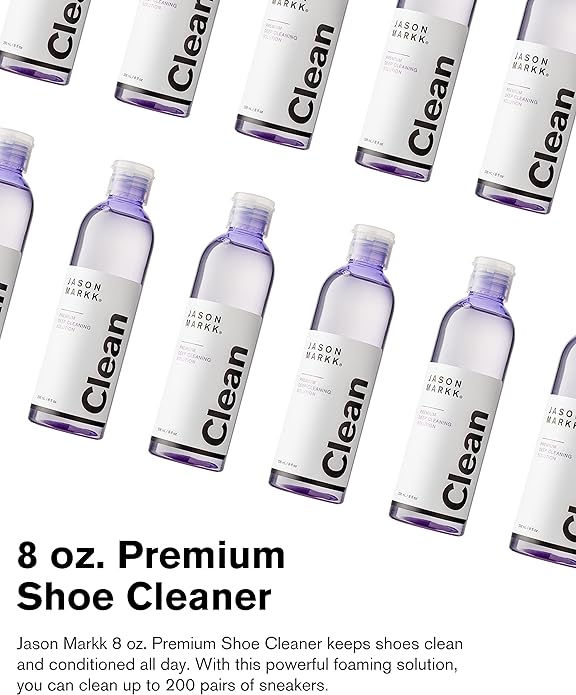 Jason Mark Premium Shoe Clean Deep Cleaning Solution 8 fl oz / 236ml
