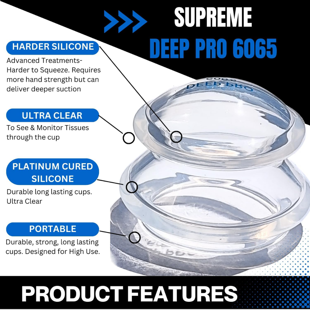 Cupping Warehouse Supreme 2 Deep Pro 6065 Professional Cupping Therapy Set – Large