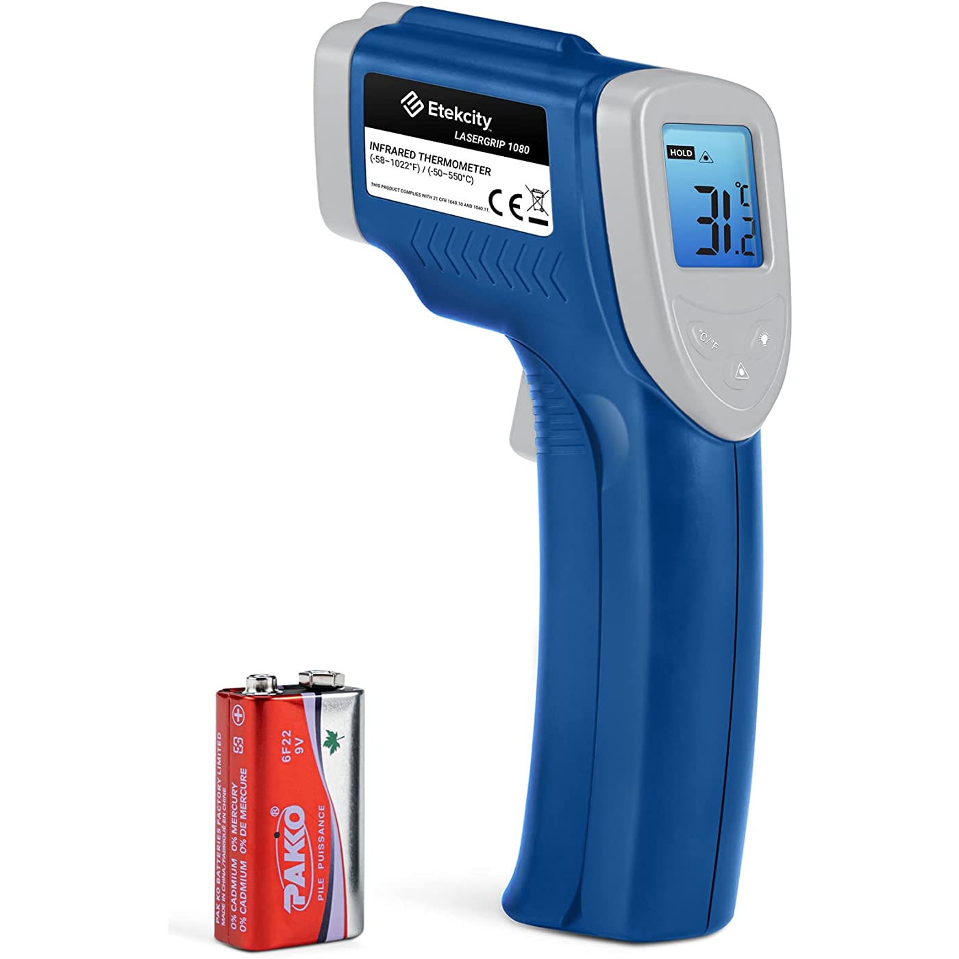 Etekcity Infrared Thermometer 1080 Temp Gun for Cooking 1 Count