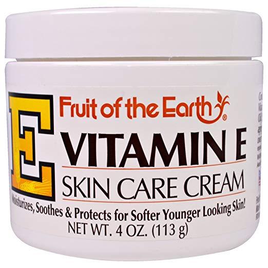 Fruit of the Earth Vitamin E Skin Care Cream, 4 oz. / 113g