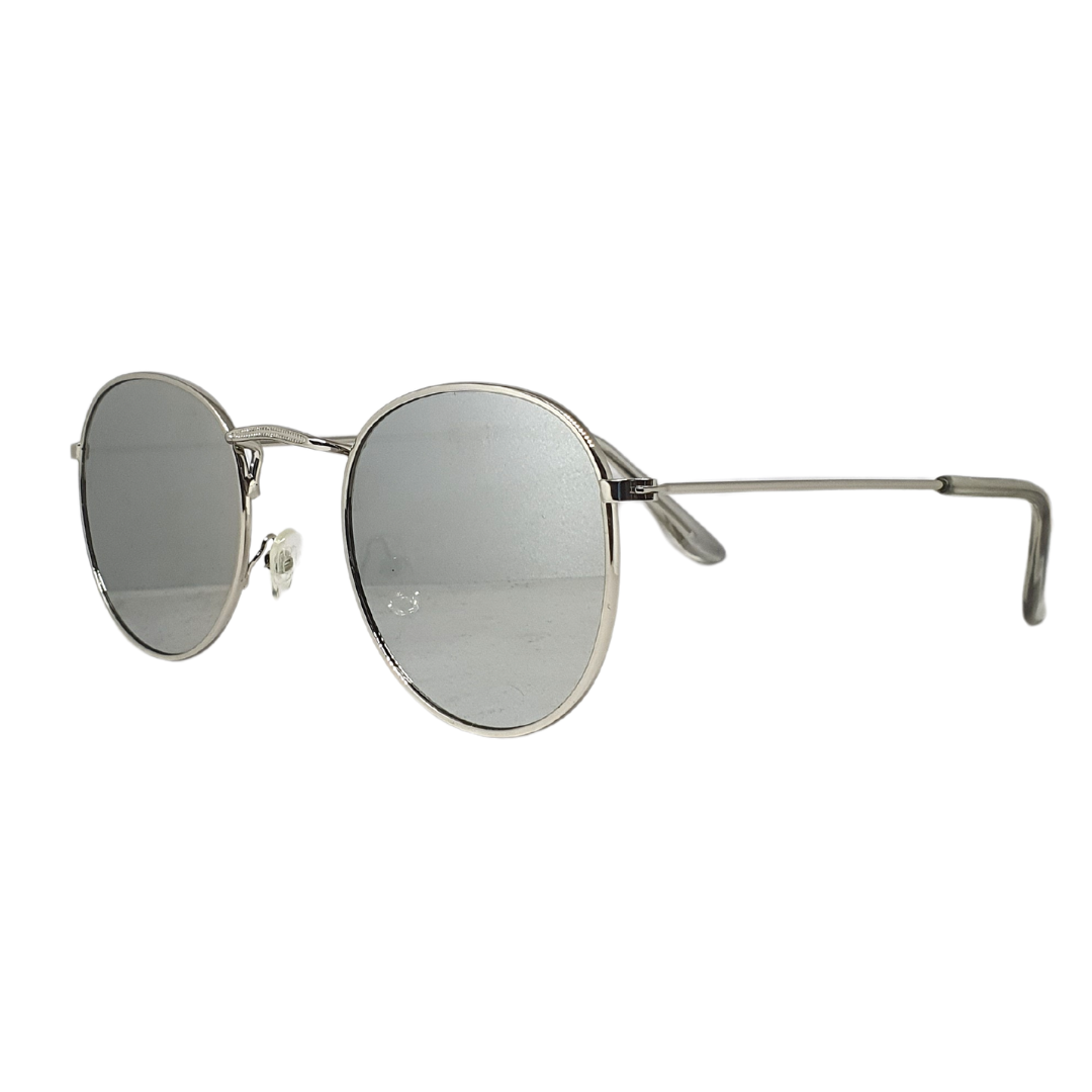 Arenade Beauty Fashion Flat Top Sunglasses Metal Reflective Sun Glasses Mirror Unisex (Silver)
