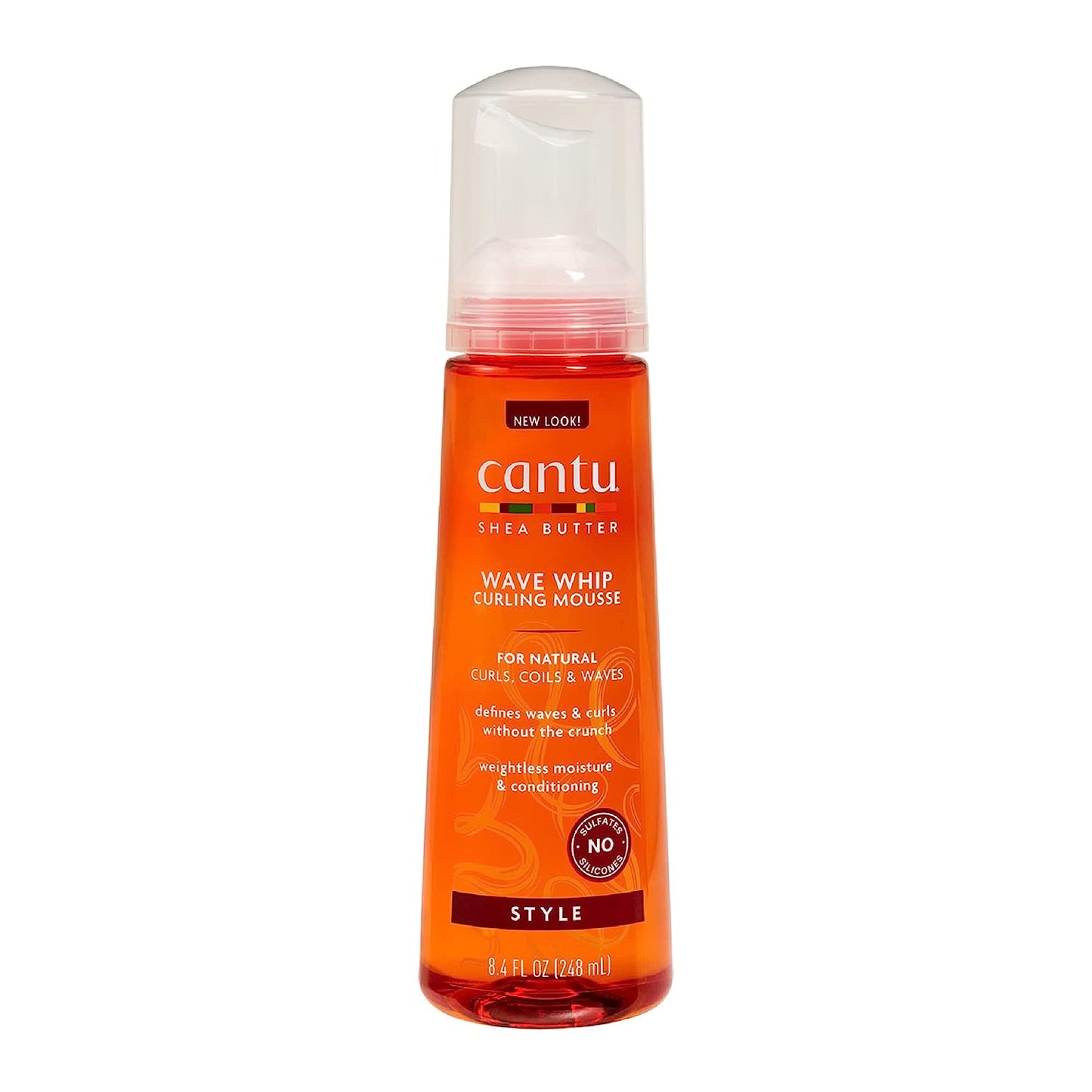 Cantu Shea Butter for Natural Hair Wave Whip Curling Mousse 8.4 fl.oz