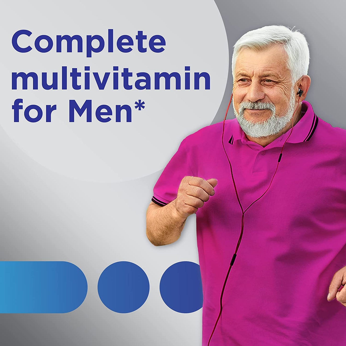 Centrum Silver Men 50+ Multivitamin Tablets, 100 Ct
