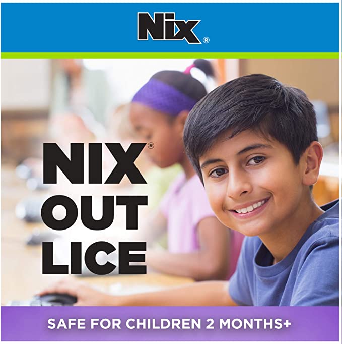 Nix Lice Creme Rinse and Nit Comb to Remove Lice & Eggs from Hair | 2 oz