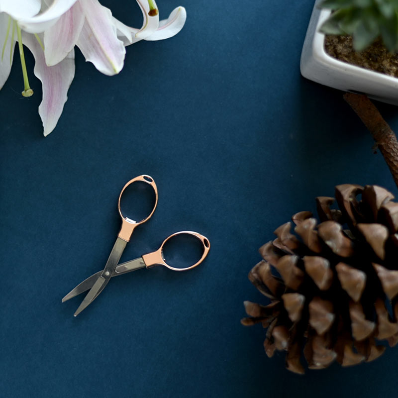 KnitPro Accessories Folding Scissors - Rose Gold (11286)