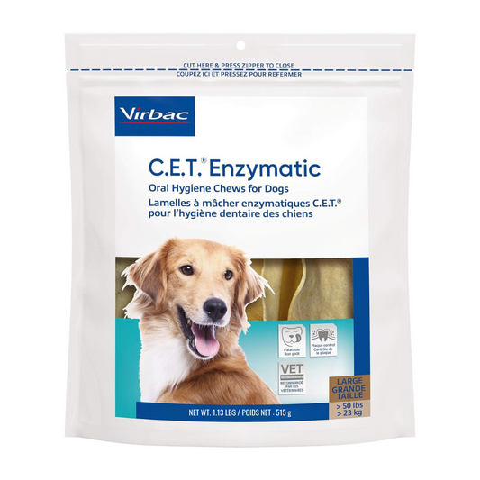 Virbac CET Enzymatic Oral Hygiene Chews for Dogs 515g
