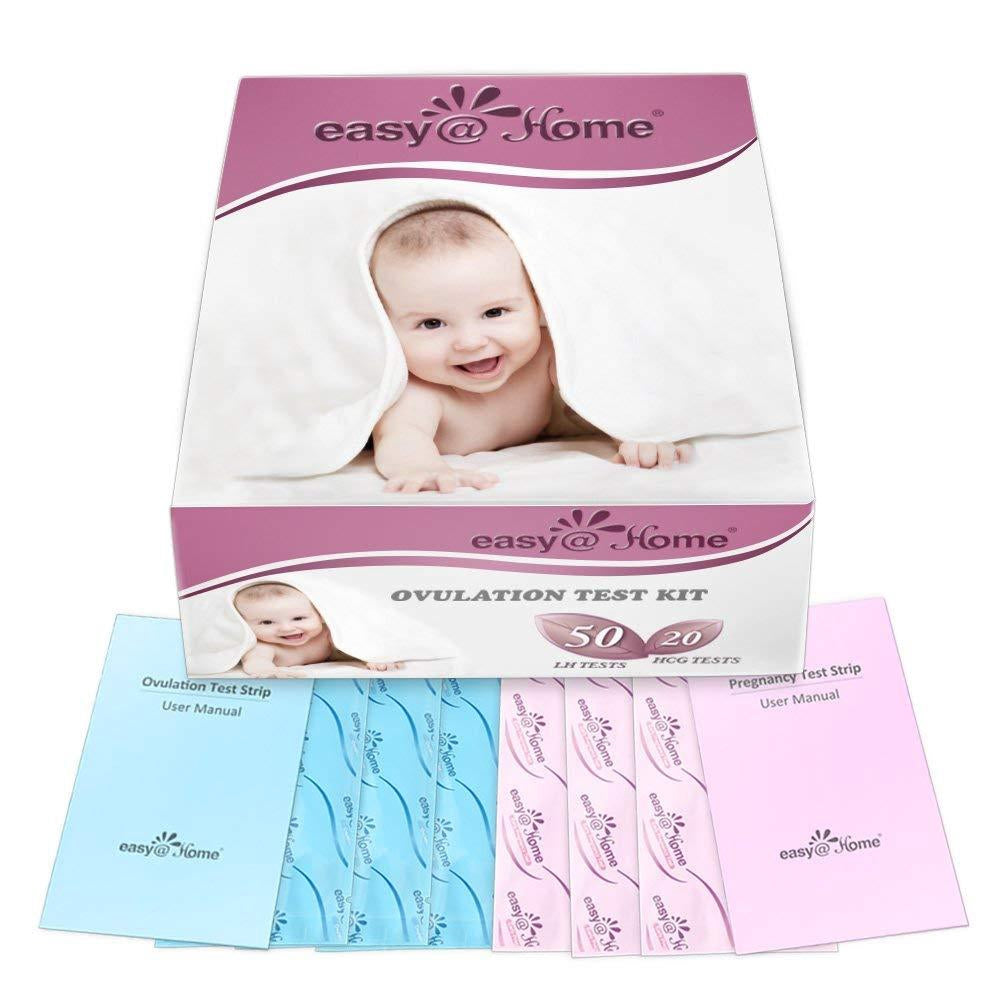 Easy@Home Ovulation Test Kit (50 LH Test + 20 HCG Test)