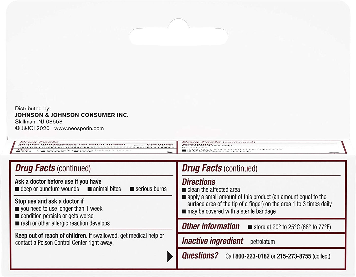 Polysporin First Aid Ointment for Infection Protection & Wound Care, 0.5 oz. / 14.2 g