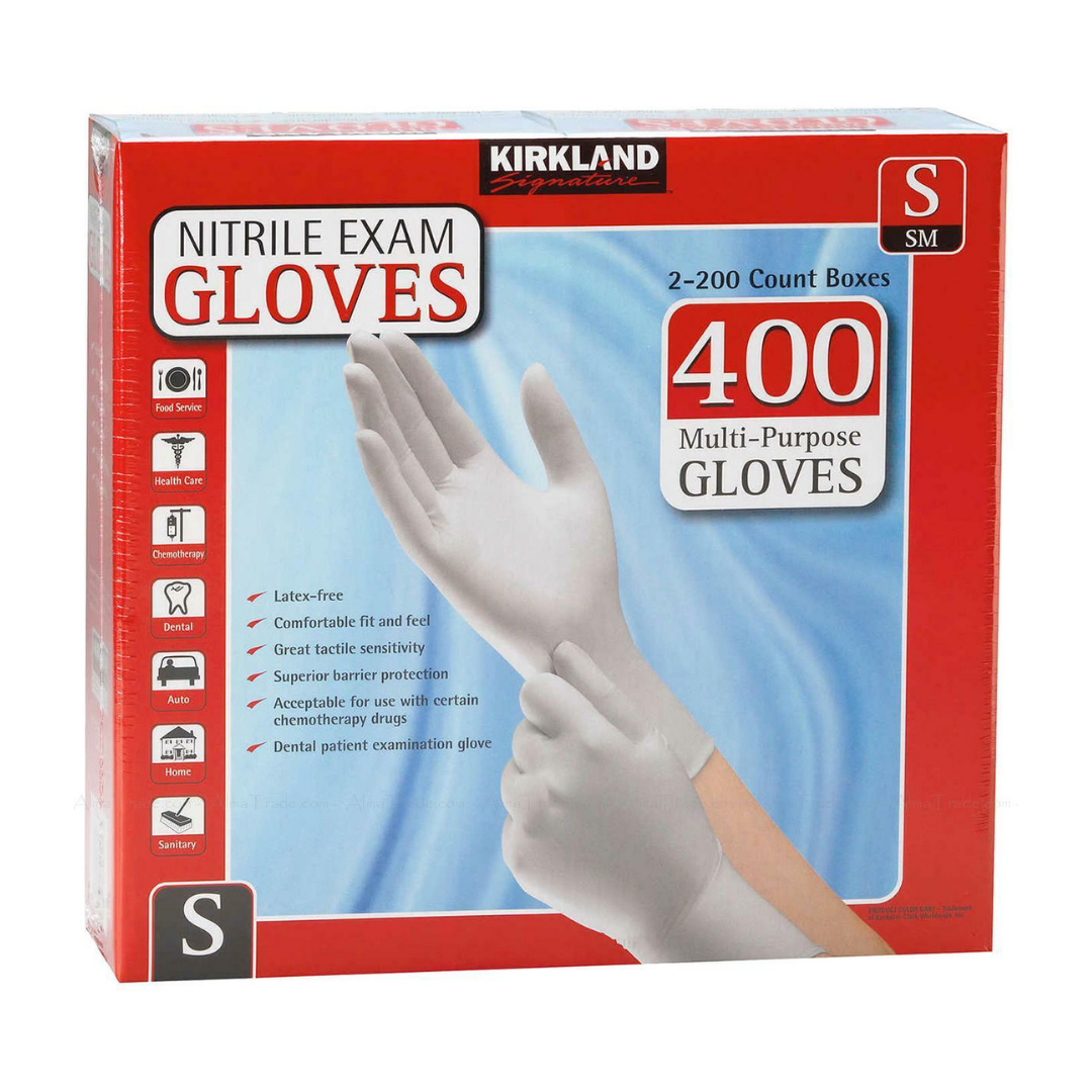Kirkland Signature Nitrile Exam Gloves 400 Multipurpose Gloves