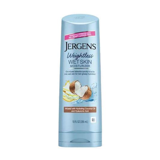 Jergens Weightless Wet Skin Moisturizer Infused with Hydrating Coconut Oil & Hyaluronic Acid 295 mL