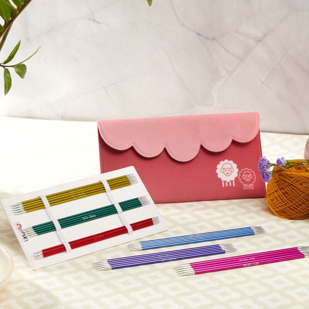 Knitpro Zing Double Pointed Needle Set 20cm / 8 Inch (47422)