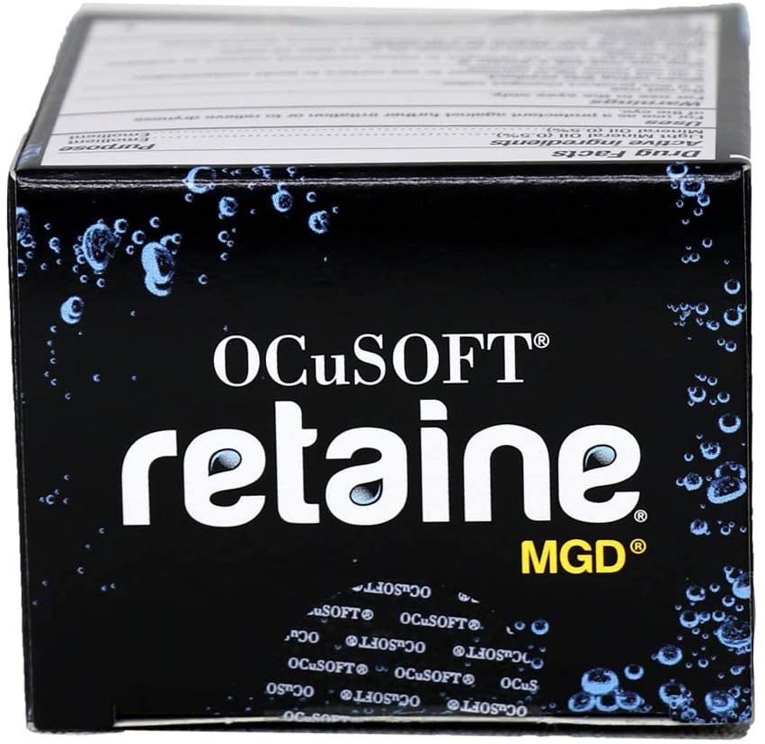 OCusoft Retaine MGD Lubricant Eyedrops, Complete Dry Eye Relief, 30 Sterile, 0.01 fl.oz / 0.4 ml