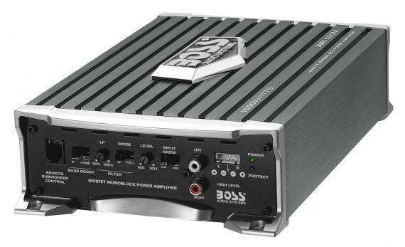 BOSS Audio AR1500M Monoblock Car Amplifier - 1500 Watts Max Power, 2/4 Ohm Stable