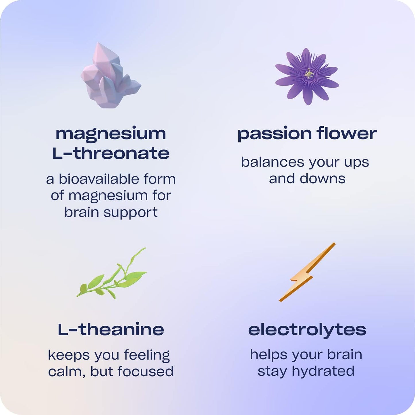 Recess Mood Calming Magnesium Blend Supplement (0.2oz / 5.7g) 10 Sticks