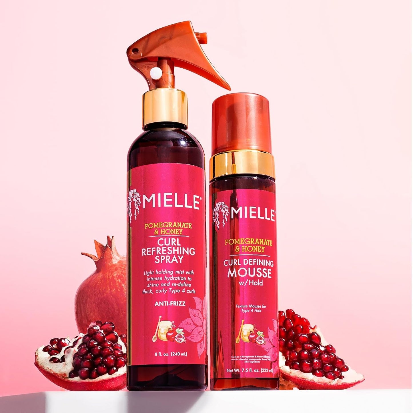 Mielle Pomegranate & Honey Curl Defining Mousse w/ Hold 7.5 fl oz / 222ml