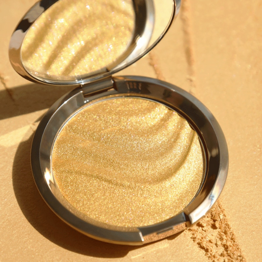 BECCA Cosmetics Shimmering Skin Perfector Pressed Highlighter, Gold Lava, 0.25 oz / 7 g