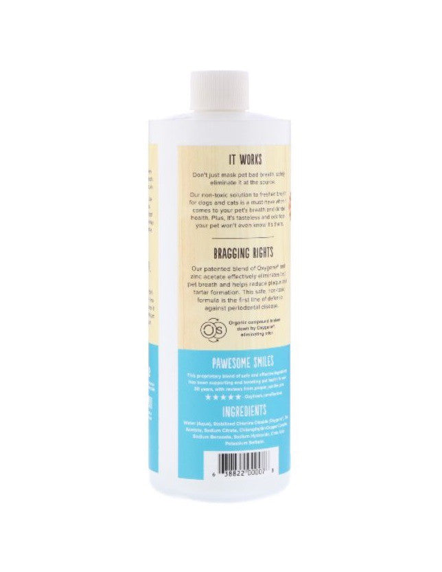 Oxyfresh Premium Pet Dental Water Additive for Bad Dog and Cat Breath 8 fl oz / 237 ml