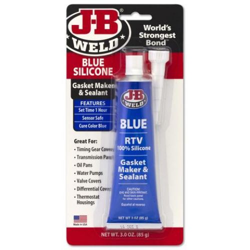 JB Weld Blue Silicone Gasket Maker & Sealant, 3.0 oz. / 85g (31316) - NOT CARDED