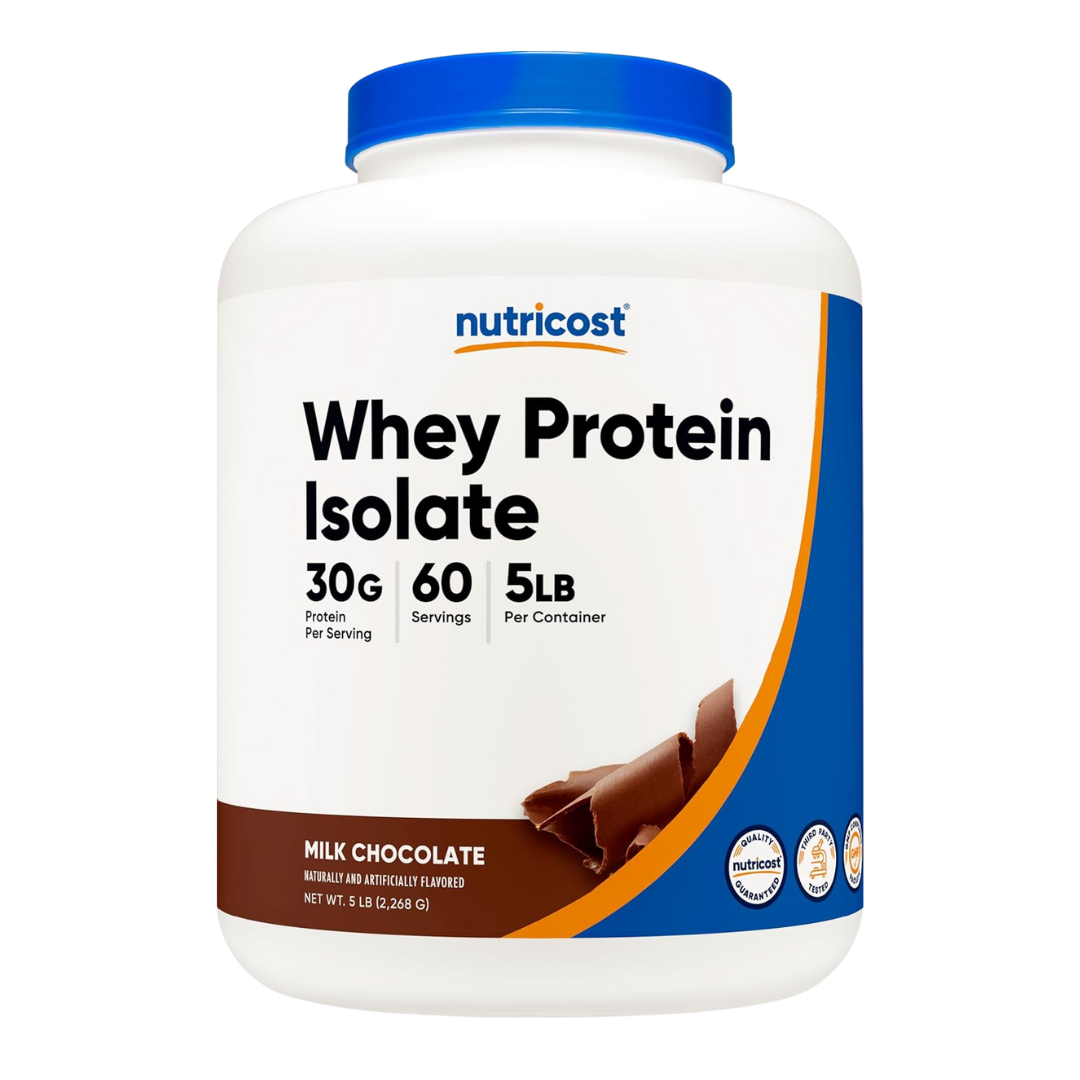 Nutricost Whey Protein Isolate Powder 5lb / 2268g