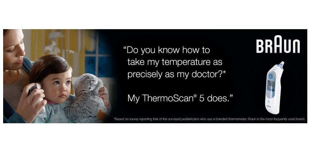 Braun ThermoScan 5 Digital Ear Thermometer (IRT 6500)