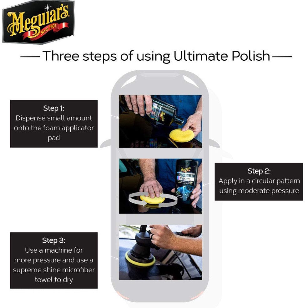 Meguiar's Ultimate Polish Pre-Waxing Glaze, 16 fl.oz / 473ml