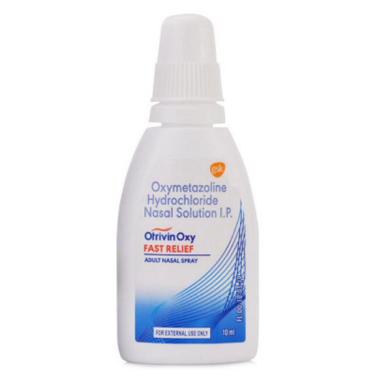 Otrivin Oxy Fast Relief Adult Nasal Spray 12HR Relief, 10 ml (NO BOX)
